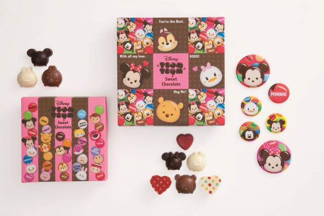 ツムツム関連商品!ディズニーストアにバレンタインシリーズ♪